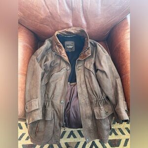 Paul Stuart Men's Brown Field Jacket